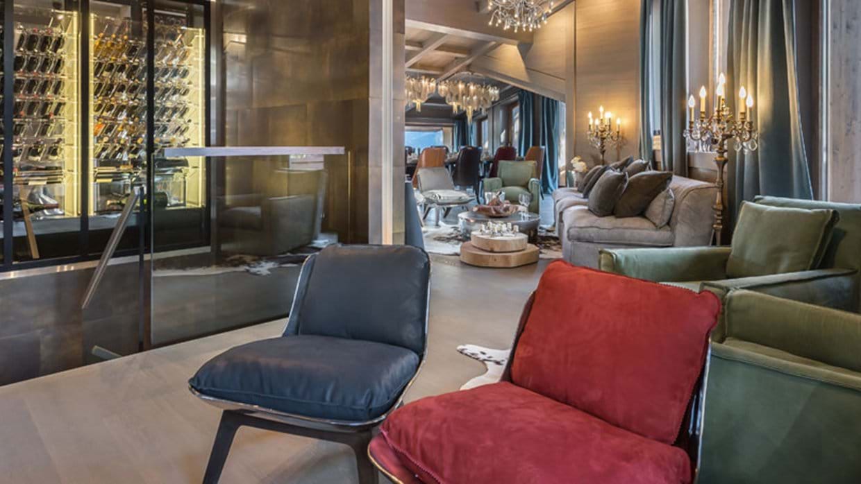 La Datcha Courchevel 1850 Luxury Ski Wine and Seating img