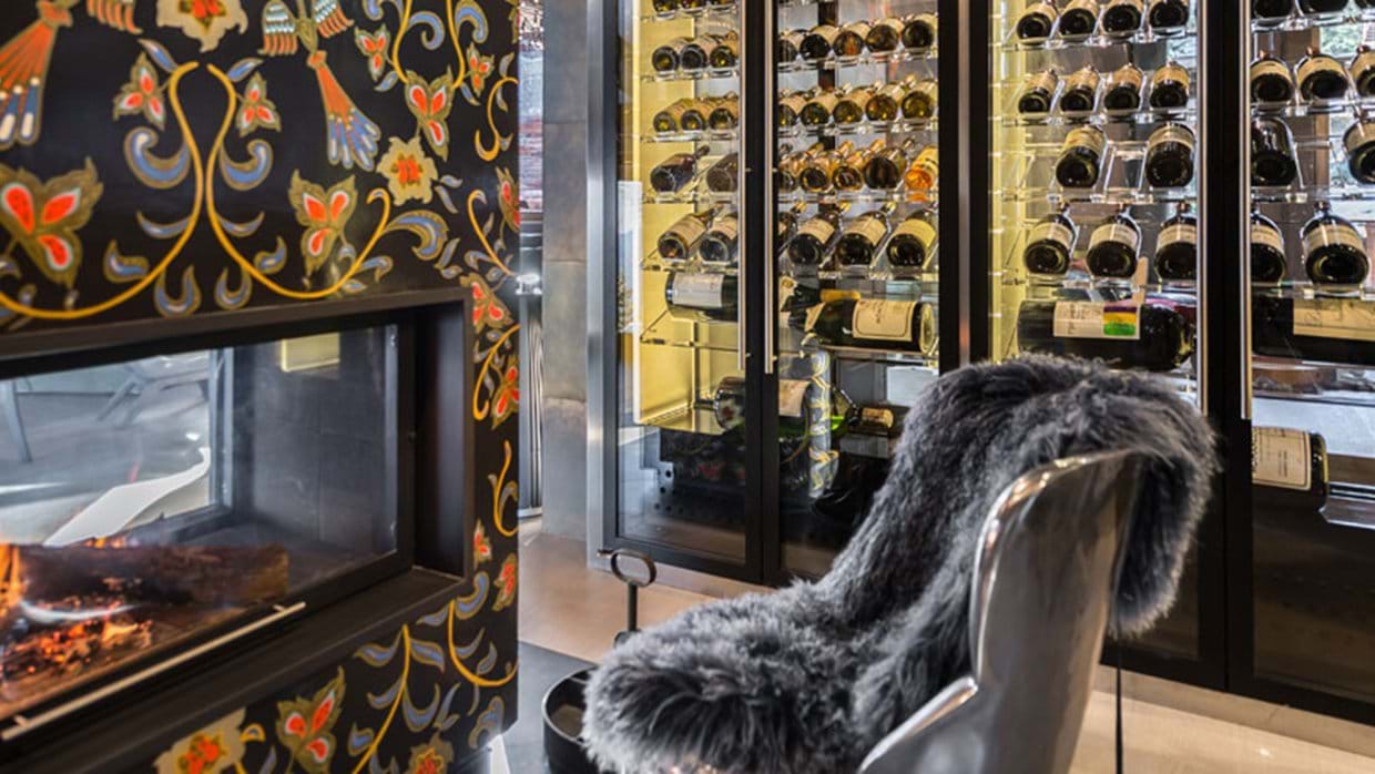 La Datcha Courchevel 1850 Luxury Ski Wine and Fireplace img