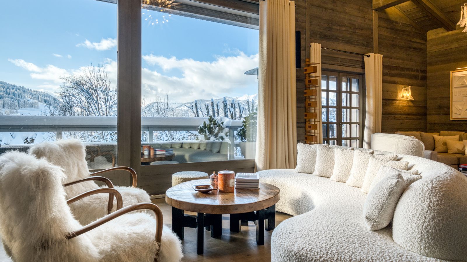 Photo inspiration: Eco Conscious Luxury Rentals With Ski Resort View Reference: Chalet Mandala Luxury Ski Chalet Megève