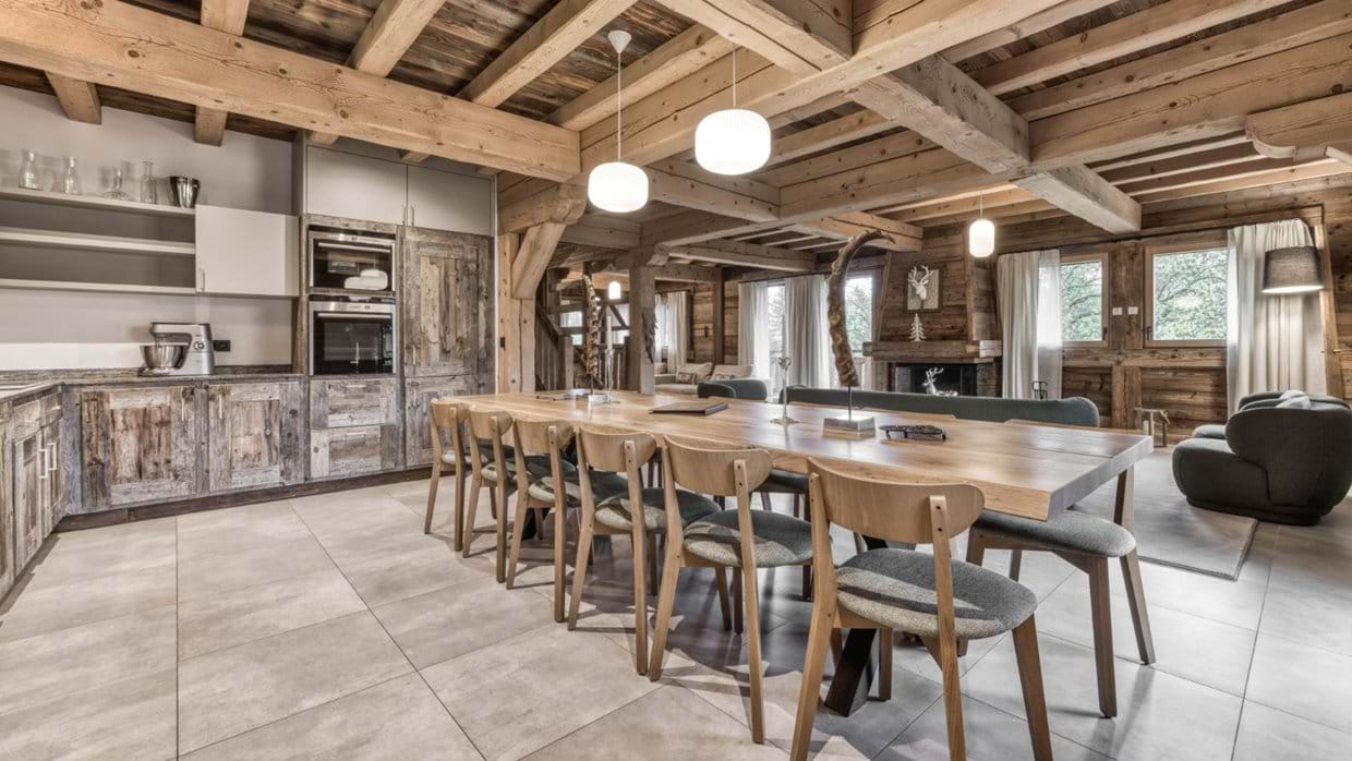 Luxury-Ski-Chalet-Megeve-Chalet White Fox-Dining area-Oxford Ski.jpg